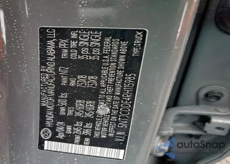 2024 Hyundai Santa Cruz Sel z USA, uszkodzony, nr VIN 5NTJCDDE4RH115985